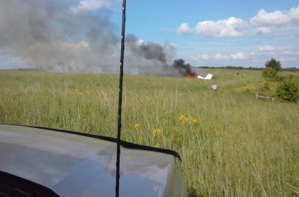 Hiện trường vụ tai nạn. Ảnh: Cbslocal