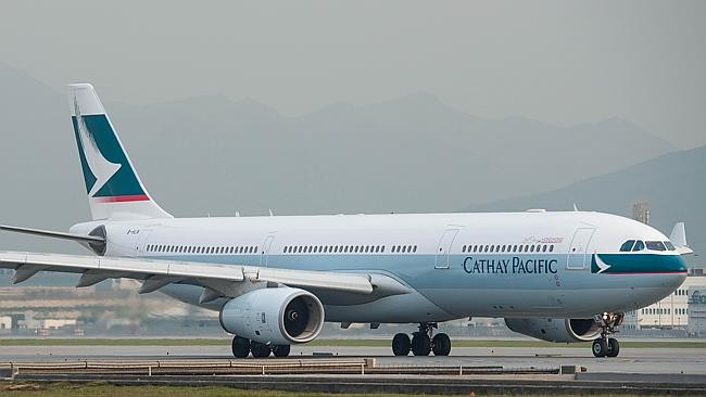 Một máy bay của Cathay Pacific. 