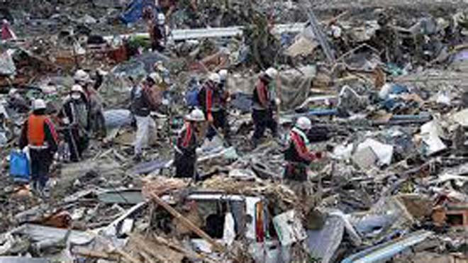 Nhật Bản tan hoang sau trận đông đất năm 2011.