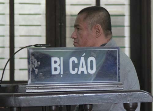 Bị cáo Tuấn tại tòa. Ảnh VnExpress