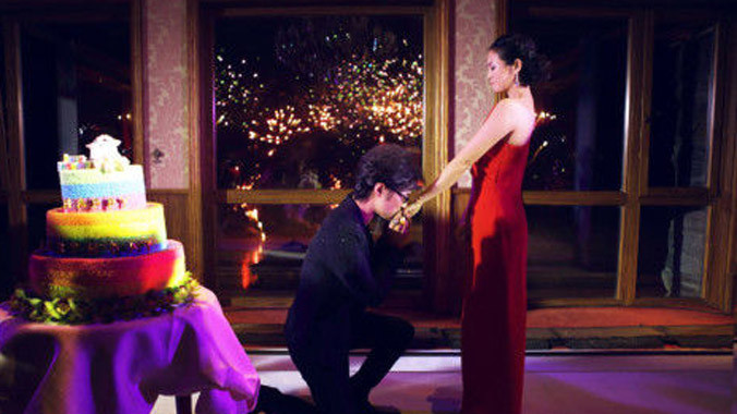 Chương Tử Di bật khóc nhận nhẫn kim cương cầu hôn 