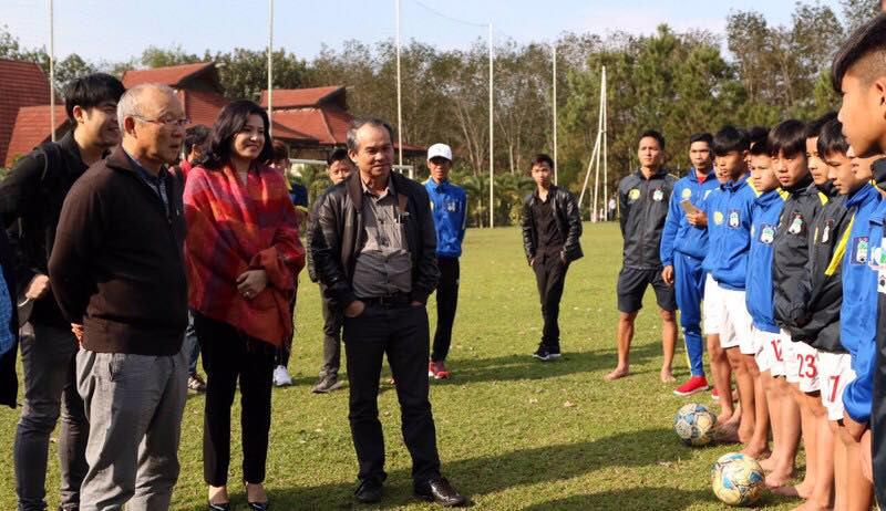 HLV Park Hang Seo tại CLB HAGL của bầu Đức.