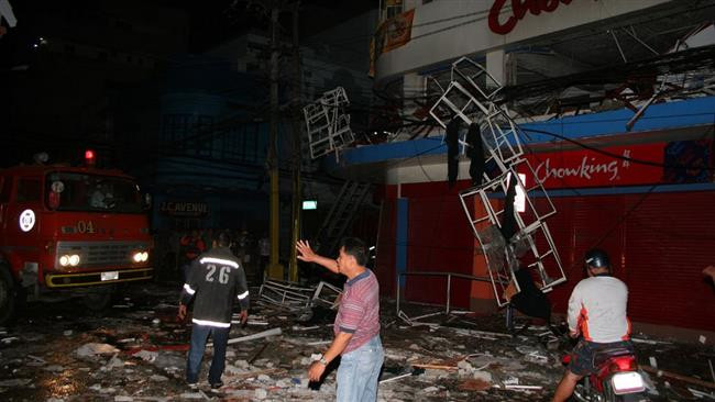 Hiện trường vụ đánh bom xe