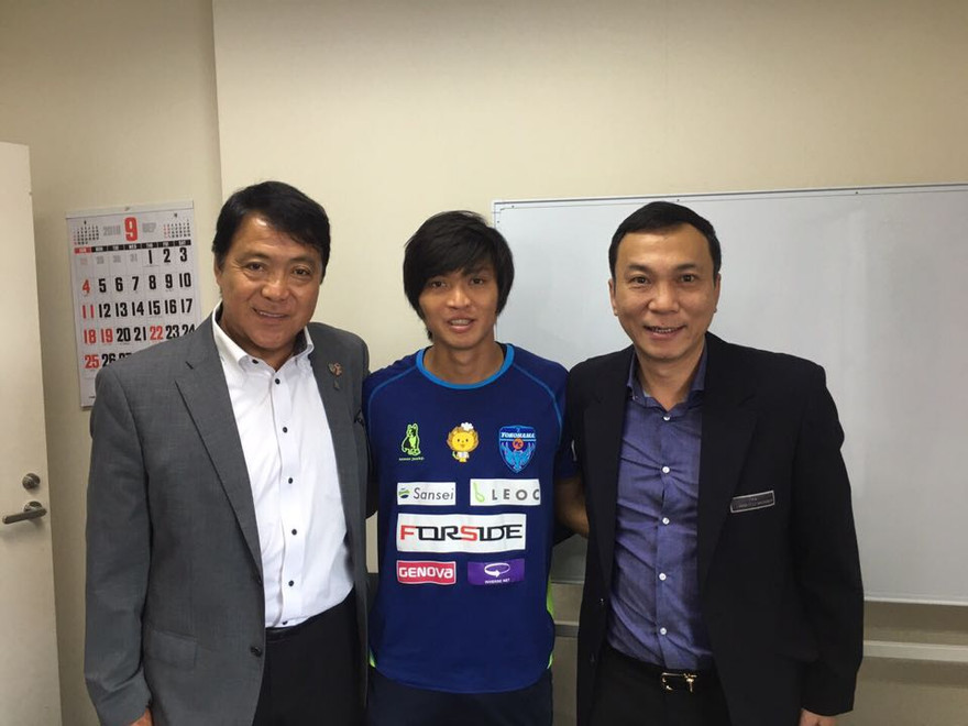 PCT VFF Trần Quốc Tuấn gặp gỡ CT LĐBĐ Nhật Bản Kozo Tashima.