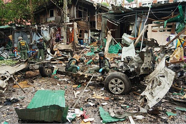 Hiện trường vụ nổ