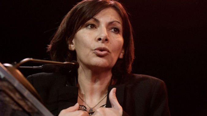 Bà Anne Hidalgo -Thị trưởng thành phố Paris. Ảnh: Guardian