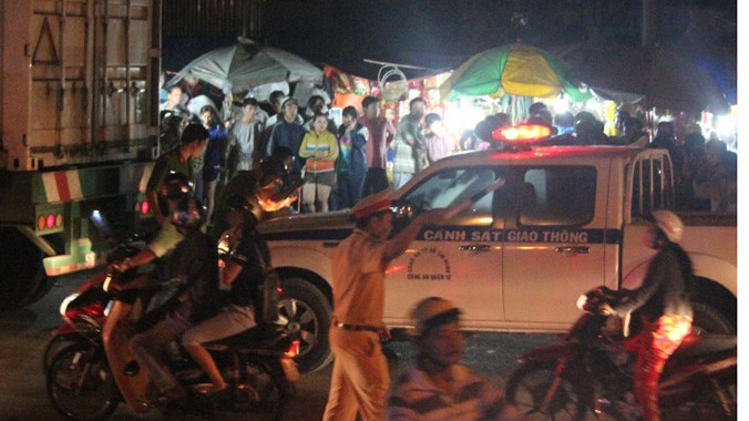 Hiện trường vụ tai nạn