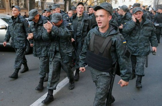 ảnh minh họa về các binh sỹ Ukraine 