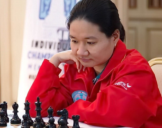 Hoàng Thị Bảo Trâm thi đấu tốt nhất với 3 thắng, 4 hòa.