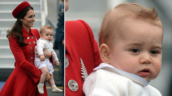 Hoàng tử bé nước Anh ngộ nghĩnh xuất ngoại