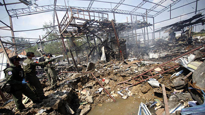 Bom 227kg từ Thế chiến II phát nổ, 26 người thương vong