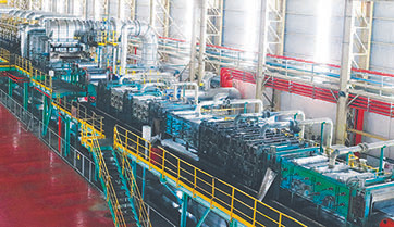 Dây chuyền sản xuất của Tôn Phương Nam