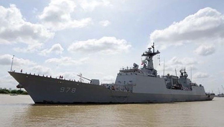 Một tàu hải quân Hàn Quốc.