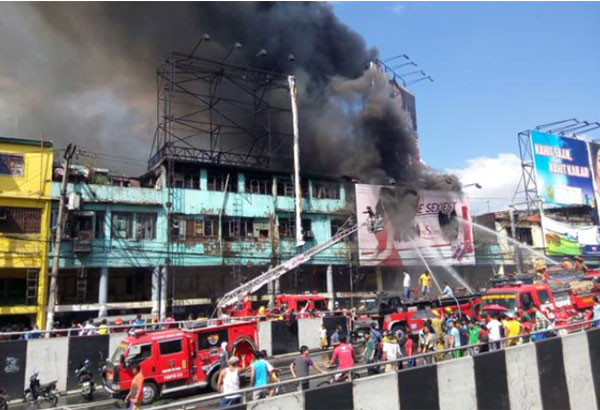 Đám cháy ở quận Quiapo