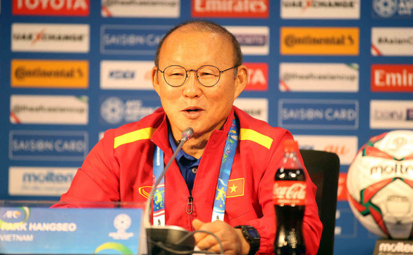 HLV Park Hang Seo chờ đợi kết quả tốt của Việt Nam khi gặp Nhật Bản.