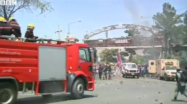 Hiện trường vụ việc. Ảnh: BBC