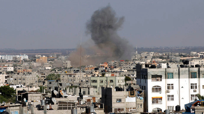 Dải Gaza lại chìm trong bom đạn