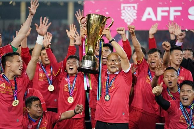 Đội tuyển Việt Nam hướng tới bảo vệ ngôi vô địch AFF Cup 2020. 