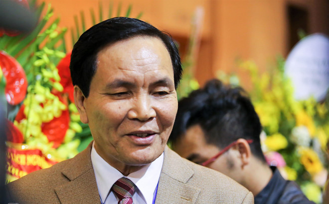 Trước khi trúng cử Phó chủ tịch phụ trách tài chính VFF, ông Cấn Văn Nghĩa là Giám đốc Khu LHTTQG Mỹ Đình. Ảnh: Zing