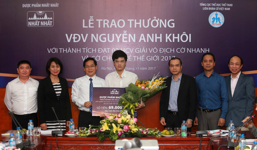 Kỳ thủ Anh Khôi đặt mục tiêu thành Đại kiện tướng quốc tế vào năm 2018.
