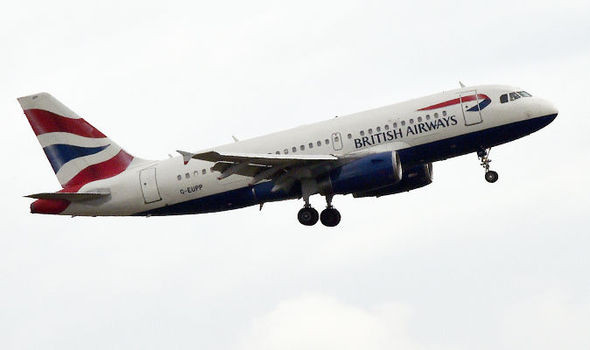 Một máy bay của British Airways. 