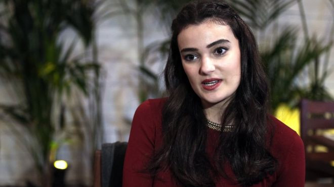 Hoa hậu Merve Buyuksarac. Ảnh: BBC