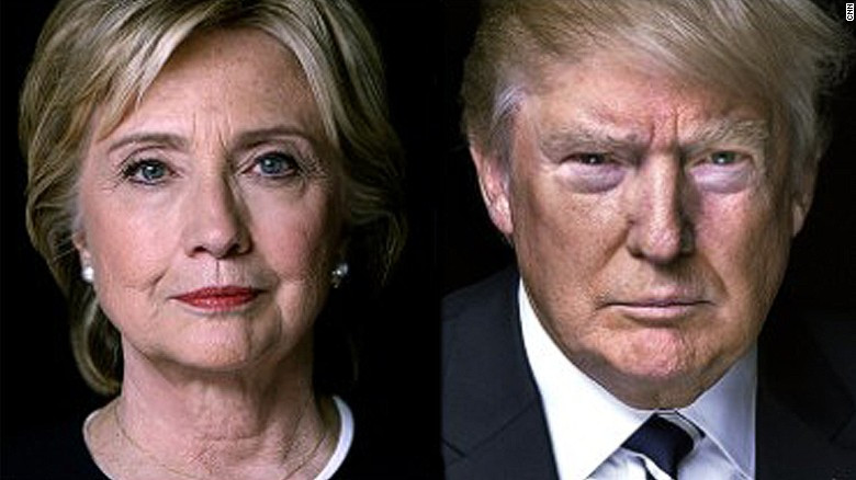 Bà Hillary Clinton và ông Donald Trump