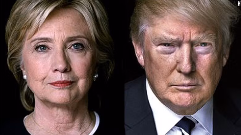 Bà Hillary Clinton và ông Donald Trump