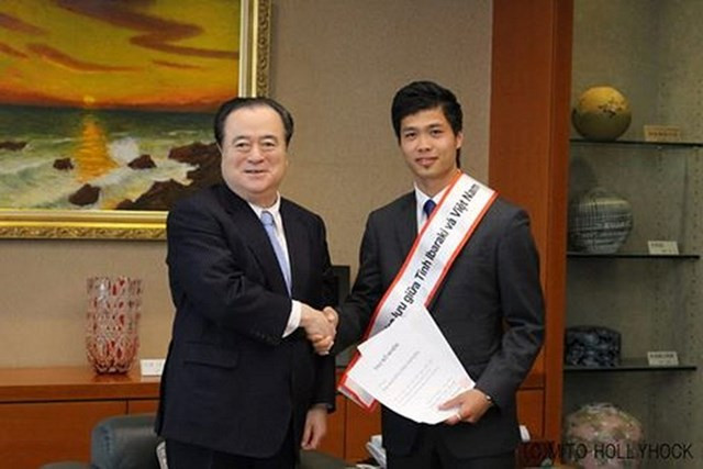 Công Phượng làm Đại sứ giao lưu của tỉnh Ibaraki và Việt Nam