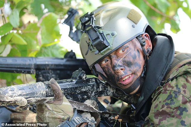 Cuộc tập trận được nối lại vào ngày 13/5, một ngày sau khi bị hoãn vì tàu đổ bộ Pháp mắc cạn.