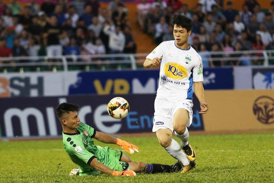 Công Phượng mới có 1 bàn thắng ở V-League 2018, con số chưa thoả mãn sự kỳ vọng của người hâm mộ HAGL.