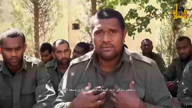 Các binh sĩ bị phiến quân bắt giữ (Ảnh: ABC news)