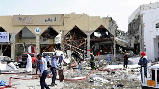 Hiện trường vụ nổ