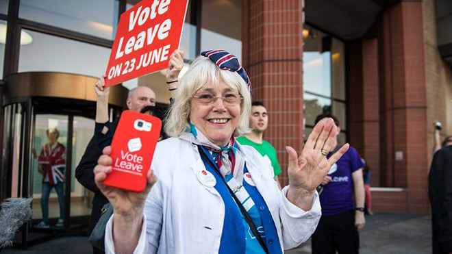 Một cử tri ủng hộ Brexit