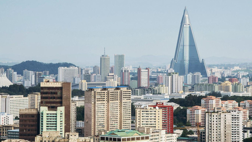 Thành phố Bình Nhưỡng nhìn từ xa