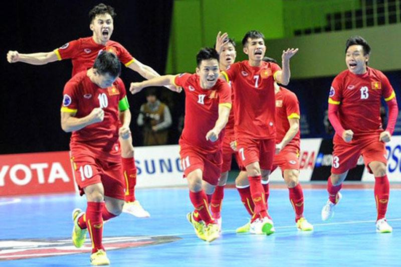 Đội tuyển futsal Việt Nam hướng tới đoạt HCV SEA Games 31. (ảnh Anh Đoàn)