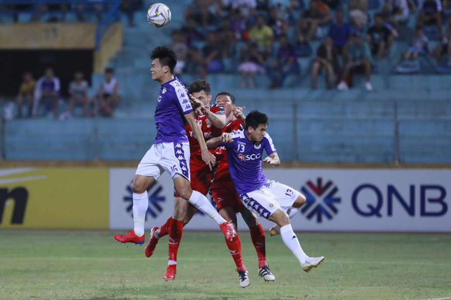 CLB Hà Nội đánh bại Bình Dương giành chiến thắng thứ 3 liên tiếp trước Bình Dương (ảnh Như Ý) . 
