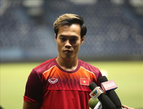 Tiền đạo Văn Toàn tự tin trước cuộc đối đầu với Thái Lan ngày 5/9 tới.