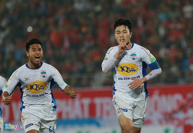 Lương Xuân Trường đang đạt phong độ cao trong màu áo HAGL.