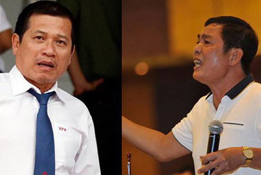 Ông Dương Văn Hiền (trái) và ông Trần Mạnh Hùng đang trở thành tâm điểm dư luận với cuộn băng ghi âm nội bộ được tuồn ra để "hạ bệ" nhau.