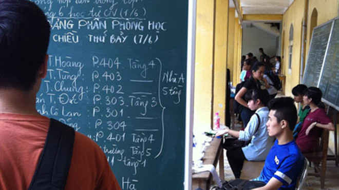 Nhiều ý kiến cho rằng, ôn thi đại học cấp tốc trong giai đoạn nước rút là không hiệu quả. Ảnh: Q.Huy