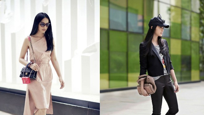 “Gái một con” Diêu Thần sành điệu xuống phố