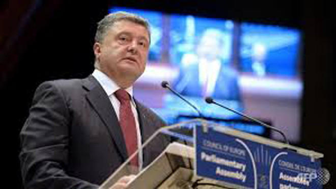 Tổng thống Ukraine Petro Poroshenko