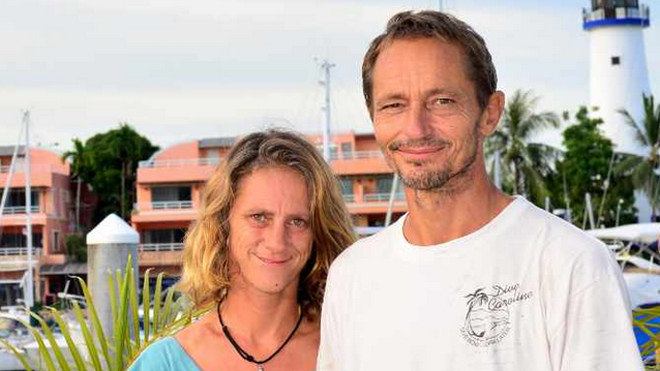 Cô Katherine Tee và chồng. Ảnh:Phuketgazette.