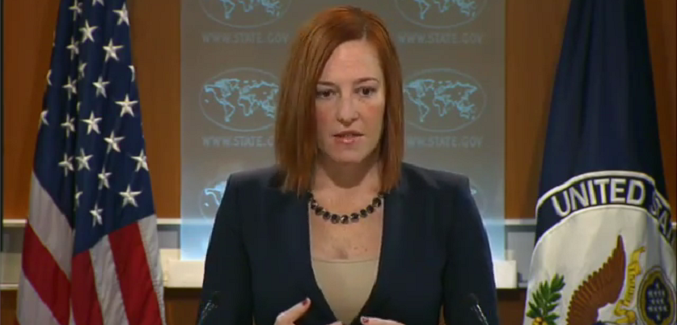 Phát ngôn viên Bộ Ngoại giao Mỹ Jen Psaki 