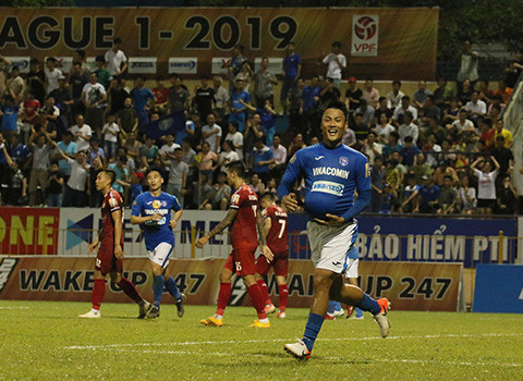 Mạc Hồng Quân đang có phong độ ấn tượng ở V-League 2019.