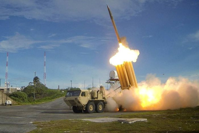 Những bộ phận đầu tiên của THAAD được chuyển đến Hàn Quốc từ hồi tháng 3.