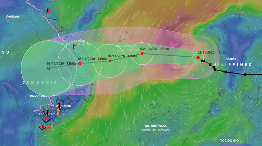 Bão số 10 dự báo sẽ còn diễn biến phức tạp do tác động của nhiều yếu tố trong vài ngày tới