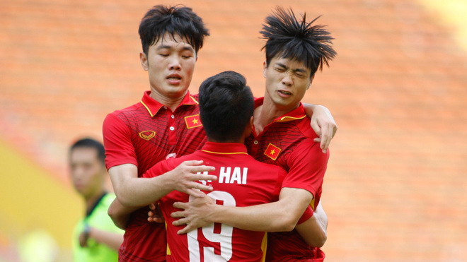 Bộ ba Công Phượng-Quang Hải-Xuân Trường đã góp công lớn vào chiến thắng của U23 Việt Nam trước U23 Myanmar ở cúp M150.