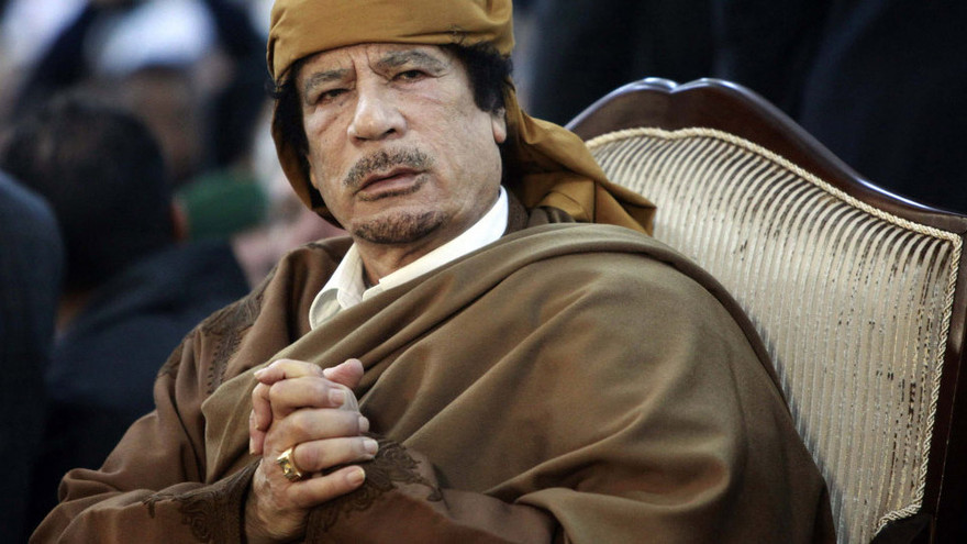 Cố Tổng thống Libya bị lật đổ Muammar Gaddafi